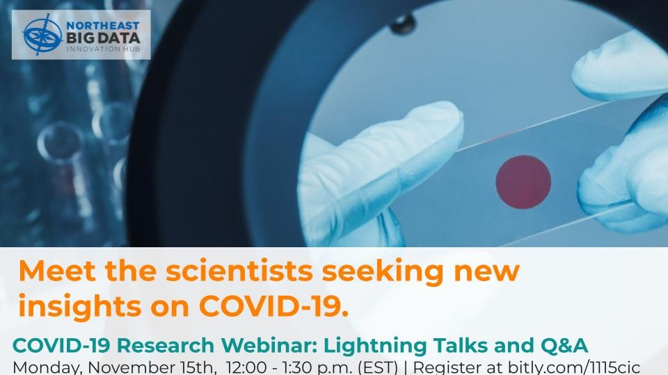 Poster for October CIC webinar - November 15th from 12:00-1:30pm (EST). Register at bitly.com/1115cic