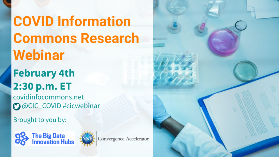 Poster for the February 4th CIC Webinar - 2:30-4:00pm (EST). Register at bitly.com/0204cic