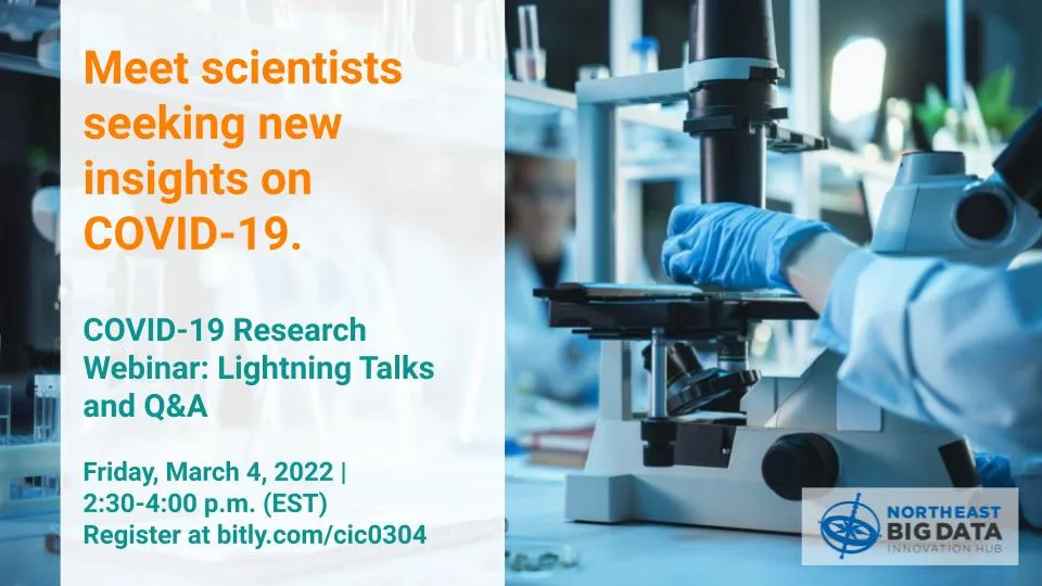 Poster for CIC Webinar - March 2022