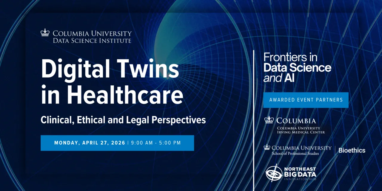 Digital Twins in Healthcare on April 27th 2026 Workshop