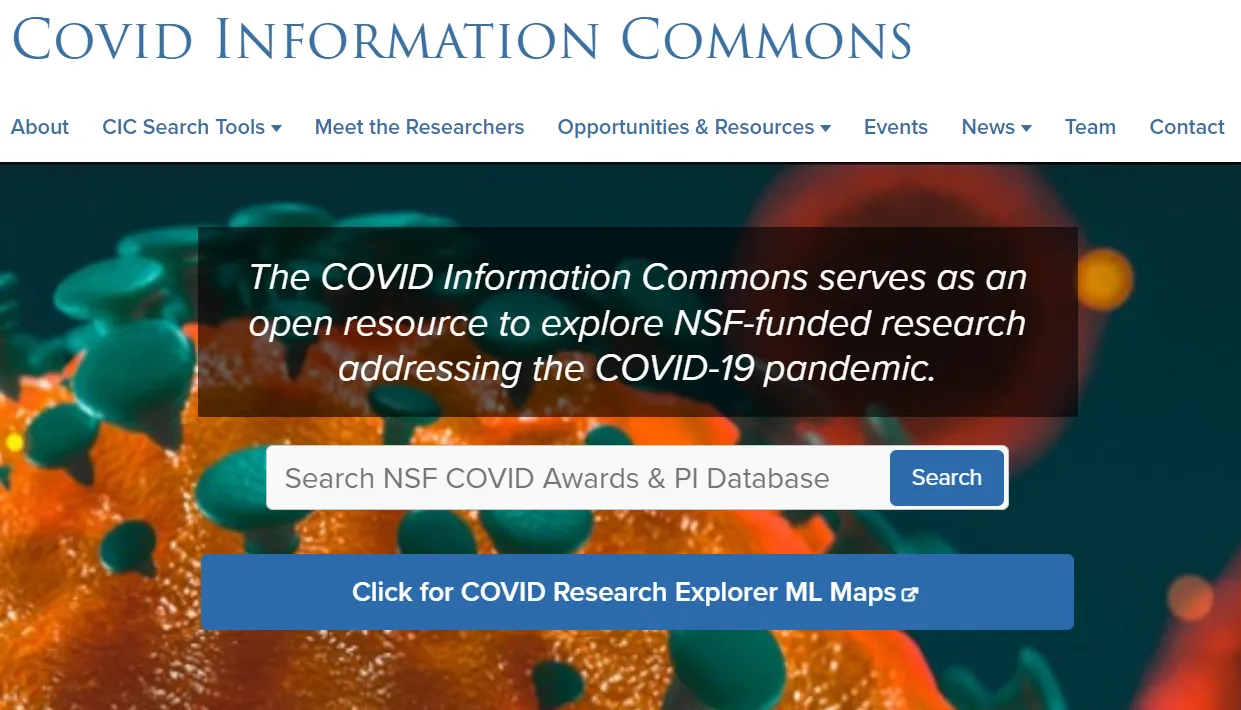 CIC Website Homepage 